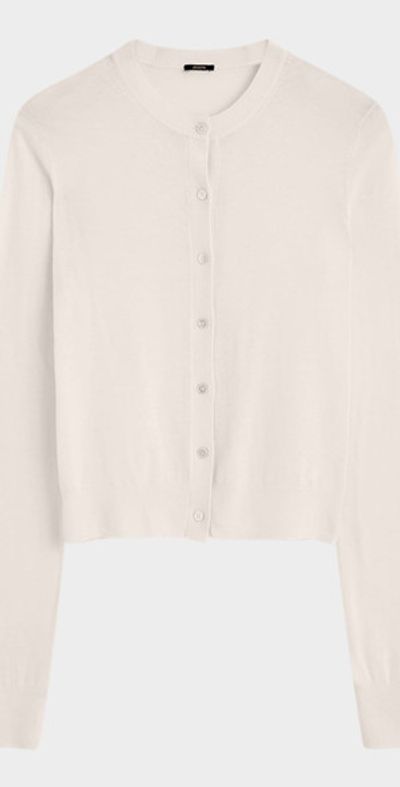 Joseph Button-Down Crewneck Cardigan