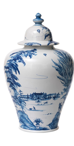 Country Estate Delft Blue Tea/Coffee Cup Garden Follies - By Juliska