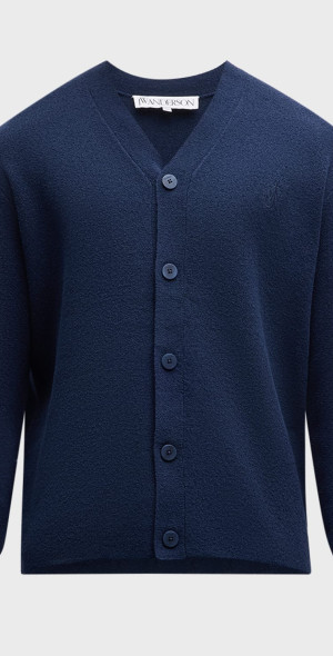 Jw Anderson Men Contrasting Layered Cardigan