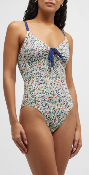 Karla Colletto 水着 V Neck Silent Underwire One Piece Karla Colletto Women's Basics V Neck Silent Underwire Tank