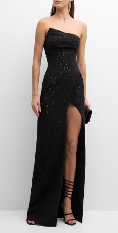 KOLTSON - Hand-Beaded Strapless Evening Gown KOLTSON - Hand-Beaded Strapless Evening Gown