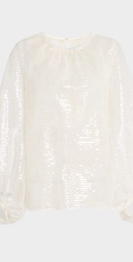 Le Superbe Sparkling Long-Sleeve Femme Blouse
