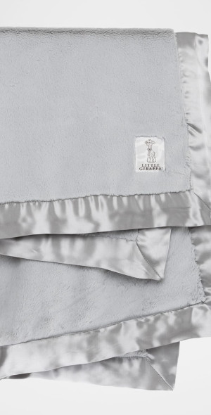 Baby Bee Luxe Blanket Plush - Pewter main image 0