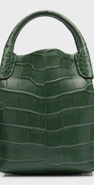 Loro Piana - Bale Micro Alligator Top-Handle Bag