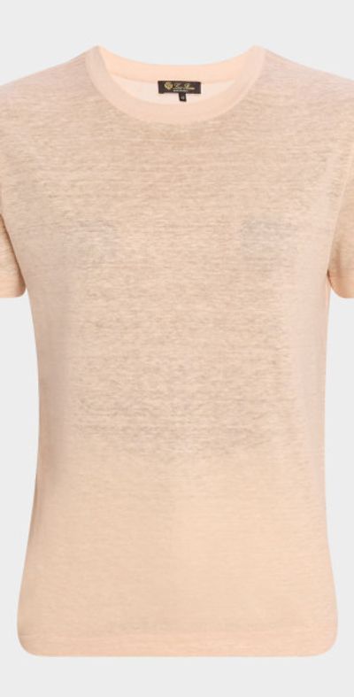 Loro Piana Gargano Linen Short-Sleeve T-Shirt
