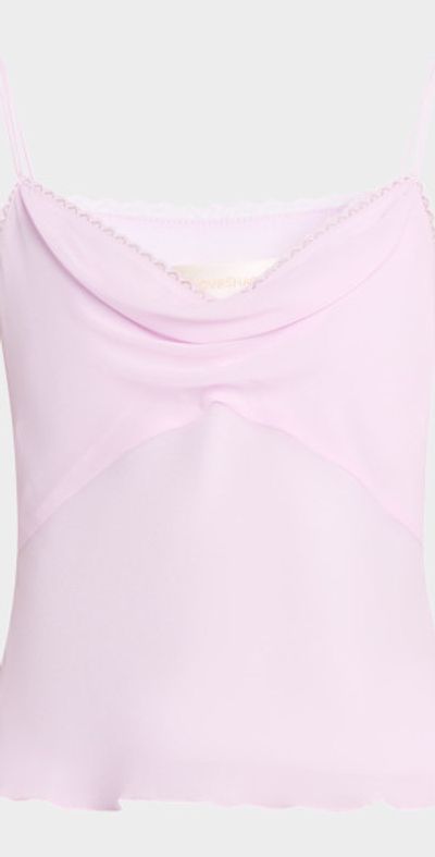 LoveShackFancy Lavoir Lace-Trim Sleeveless Top