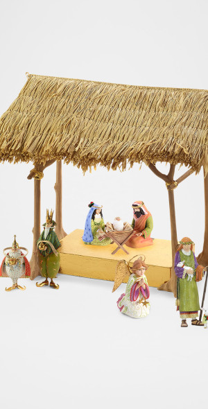 Mini Crèche Retablo Patience Brewster For MacKenzie-Childs – Sainte Famille (Neuf)
