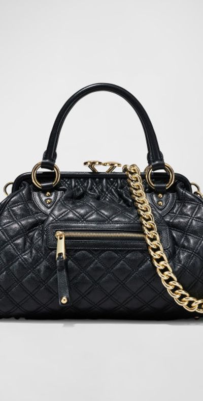 Marc Jacobs Re-Edition Quilted Leather Stam Bag