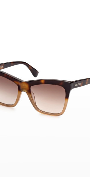 Max Mara Brown Plastic Sunglasses