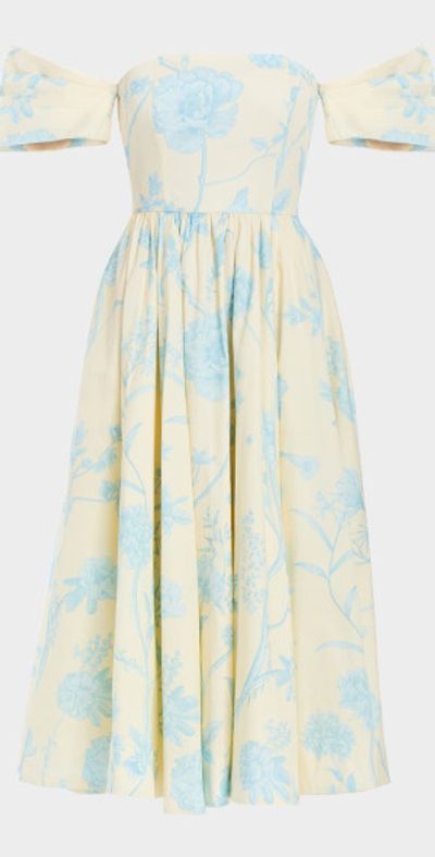 Mestiza New York Odette Off-Shoulder Cotton Midi Dress