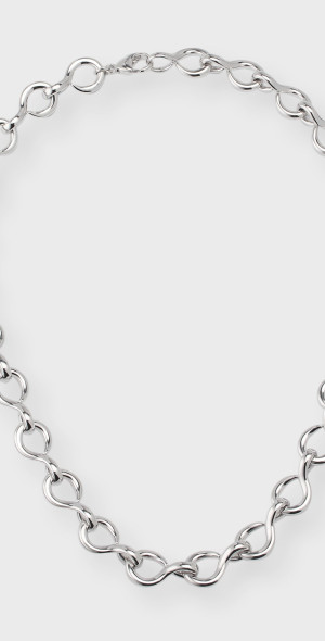 Monica Rich Kosann - Sterling Silver The Twist Premier Infinity Necklace