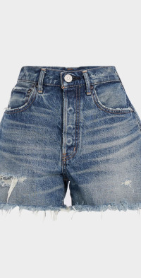 MOUSSY VINTAGE Herricks Frayed Denim Shorts