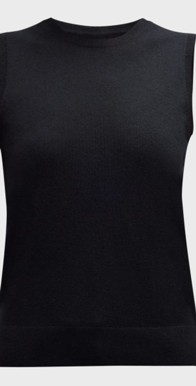Neiman Marcus Cashmere Collection Superfine Cashmere Sleeveless Shell