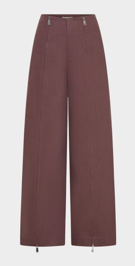 NICHOLAS Amalia Wide-Leg Zipper Pants