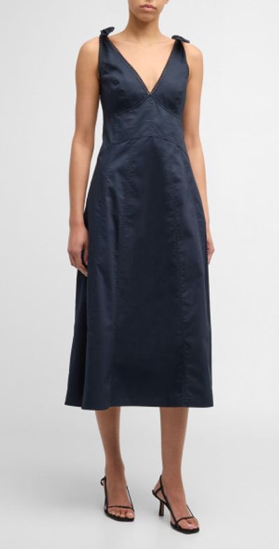 chinese dress ladies Verona Poplin Midi Dress main image 1