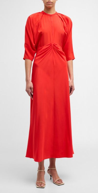 oroton red dress Sculptured Bodice Dress by Oroton Online | THE ICONIC