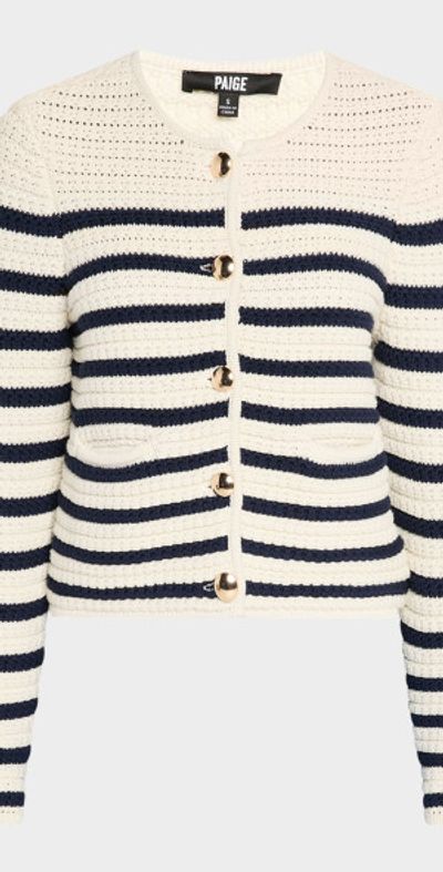 PAIGE Oberon Stripe Cardigan