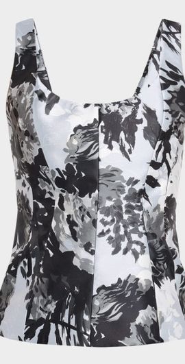 Prabal Gurung Corset Seamed Tank Top