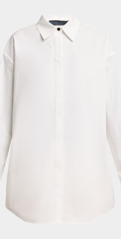 Proenza Schouler Addy Compact Cotton Poplin Button-Down Shirt