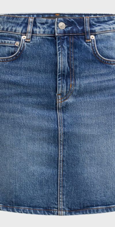 Rails Burbank Denim Star Mini Skirt