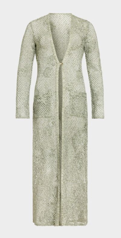 Ramy Brook Liana Crochet-Knit Duster