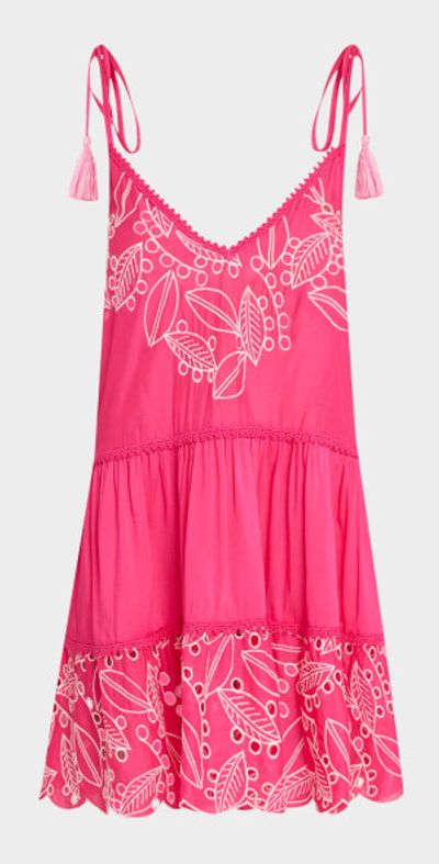 Ramy Brook Makenzy Embroidered Mini Dress