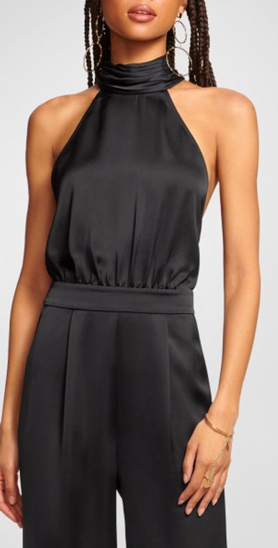 Ramy Brook Tatiana Backless Halter Jumpsuit