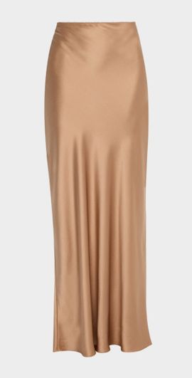 Sablyn Grace Scallop-Trim Bias Cut Maxi Skirt