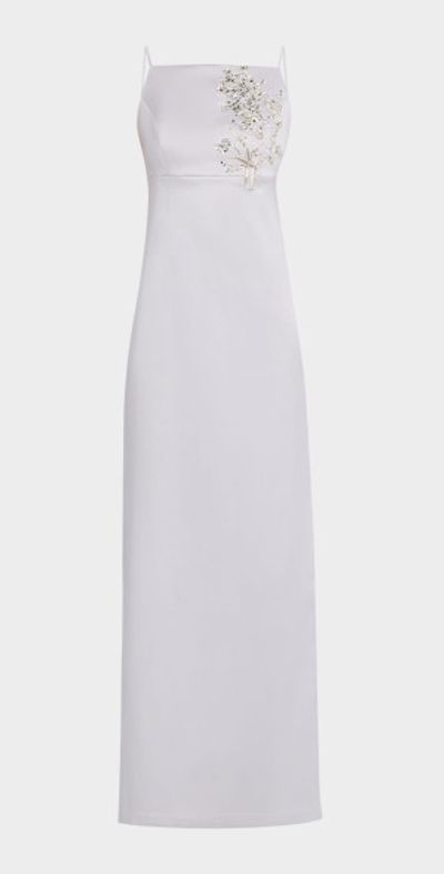 Sachin & Babi Pryce Embellished Mikado Column Gown