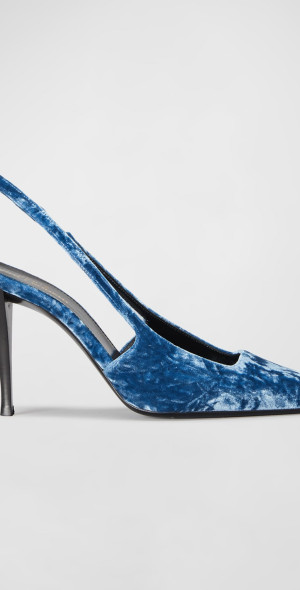 SL BLADE SLINGBACK BISQUE POLISHED CALFSKIN