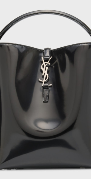 Saint Laurent - Le 37 YSL Patent Leather Bucket Bag