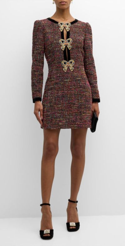 knee length dresses for ladies Saloni Women's Camille Mini Dress main image 1