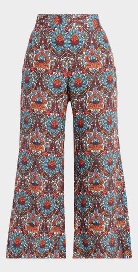 Smythe Cropped Side-Zip Pants