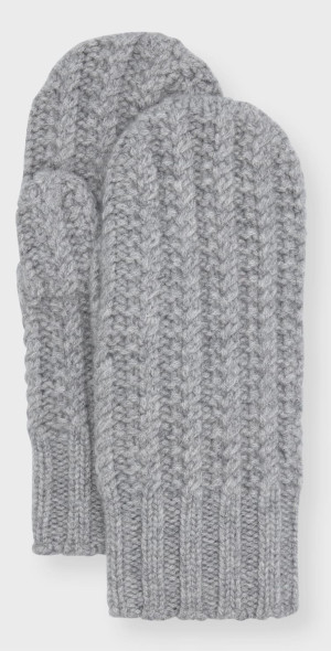 Sofia Cashmere - Chunky Textured Cashmere Mittens