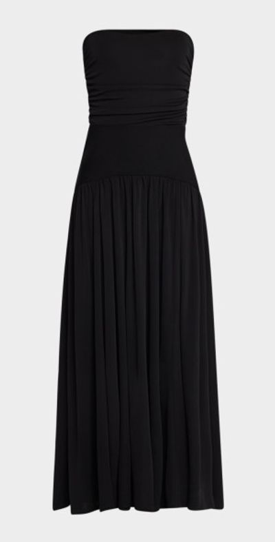 STAUD Mariana Strapless Maxi Dress
