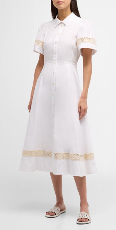 knee length dresses for ladies Carmen Mini Dress - White main image 0