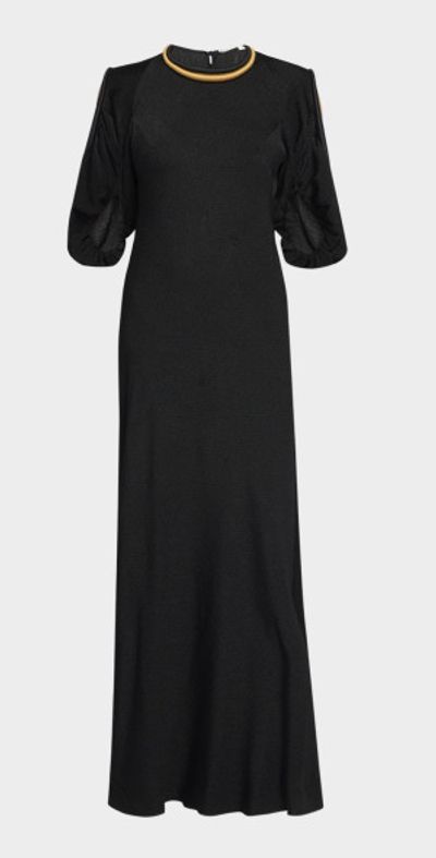 The Row Cedric Tubular Cold-Shoulder Maxi Dress