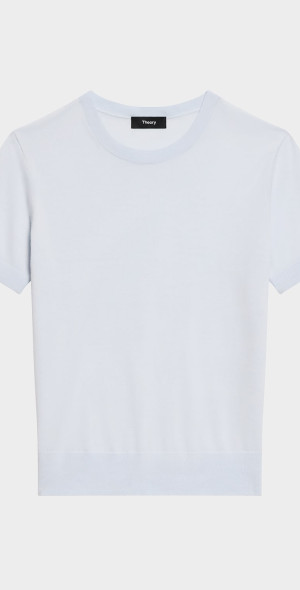 Theory - Regal Merino Wool Short-Sleeve Crew T-Shirt