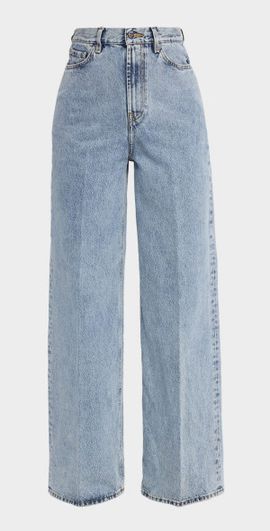 Toteme Wide-Leg Denim Pants