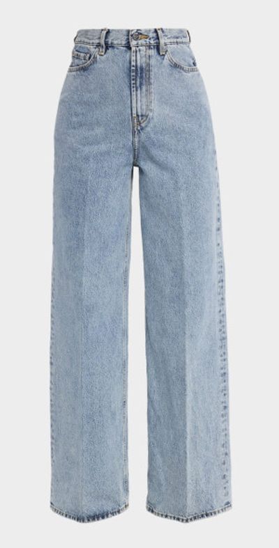 Toteme Wide-Leg Denim Pants
