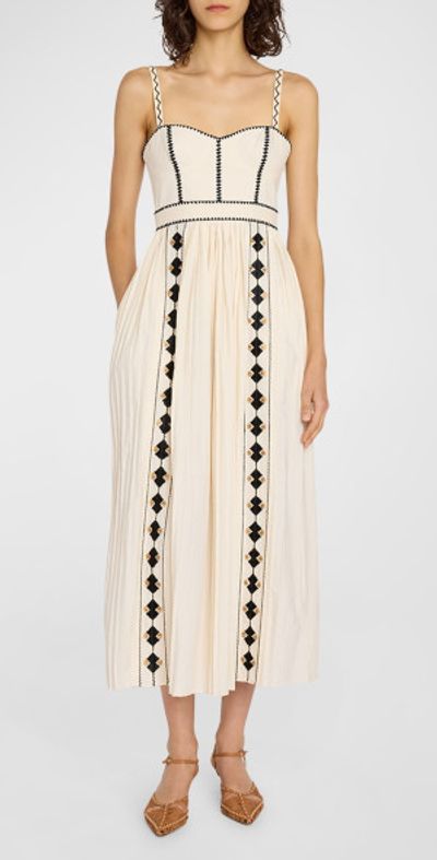 green emerald velvet dress Ulla Johnson Vija Dress in Noir main image 1