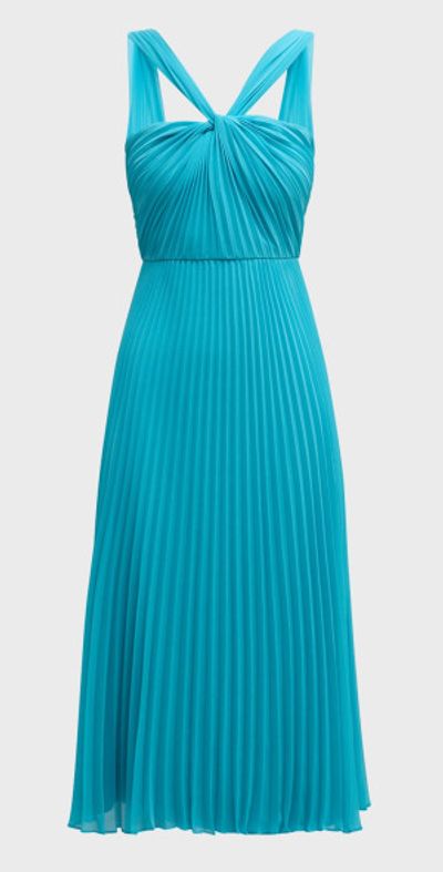 halter top.dress Sunset Halter Neck Silk Faille Gown