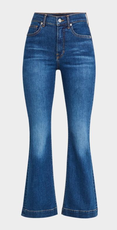 Veronica Beard Carson Off-Duty Kick-Flare Jeans