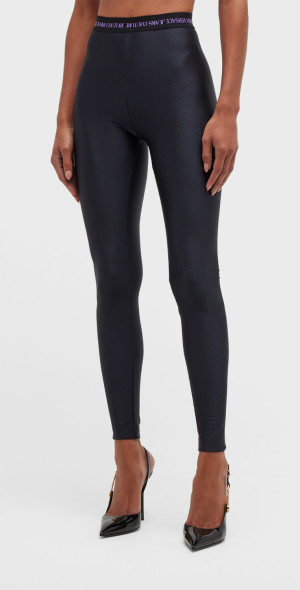 デニム・ジーパン VERSACE JEANS LEGGINGS WITH LOGOED BAND Versace Jeans Couture - Logo Band Leggings