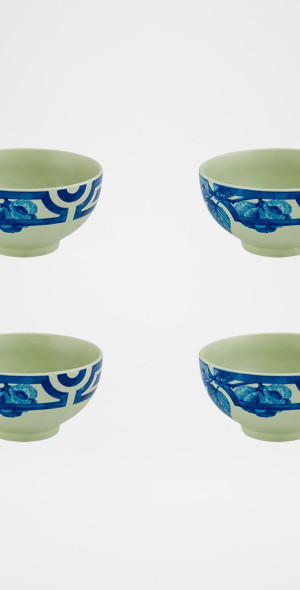 Nin Rin shallow open bowl 24cm - Made In Japan UK