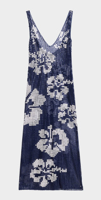 WYNN HAMLYN - Blue Ruby Minidress