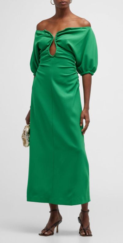 neiman marcus off the shoulder dress $499 Neiman Marcus Women's Black Cashmere Off-The-Shoulder Sweater Dress Size L