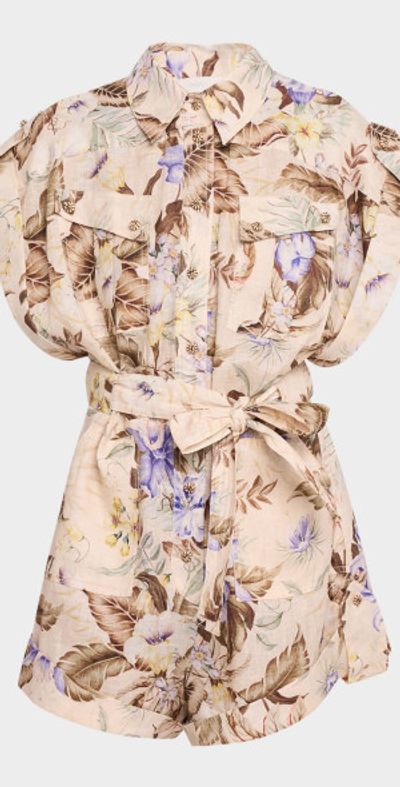 Zimmermann Coco Cuffed Playsuit