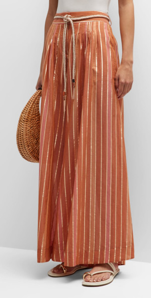 Zimmermann - Devi Multi-Stripe Wide-Leg Pants
