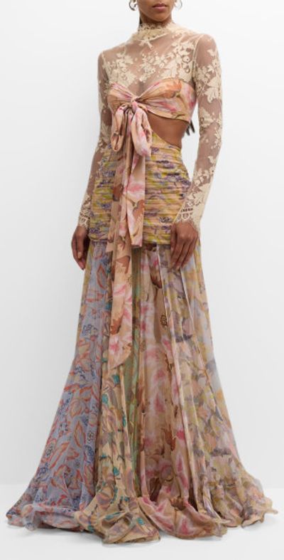 satin long sleeve maxi dress Avery Long Sleeve Maxi Dress / Sage | MESHKI